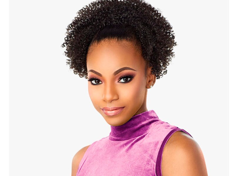 DONNA- AFRO PUFF con Coulisse