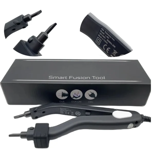 L601 Qualità Nero Calore Connettore per capelli Kit - immagine 3