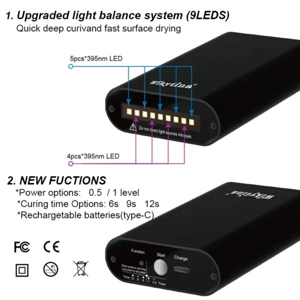 Set di estensioni per capelli con luce UV V - immagine 3