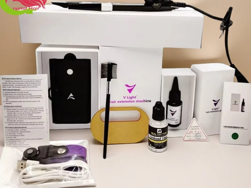 Kit di strumenti per l'estensione dei capelli con tecnologia V-Light